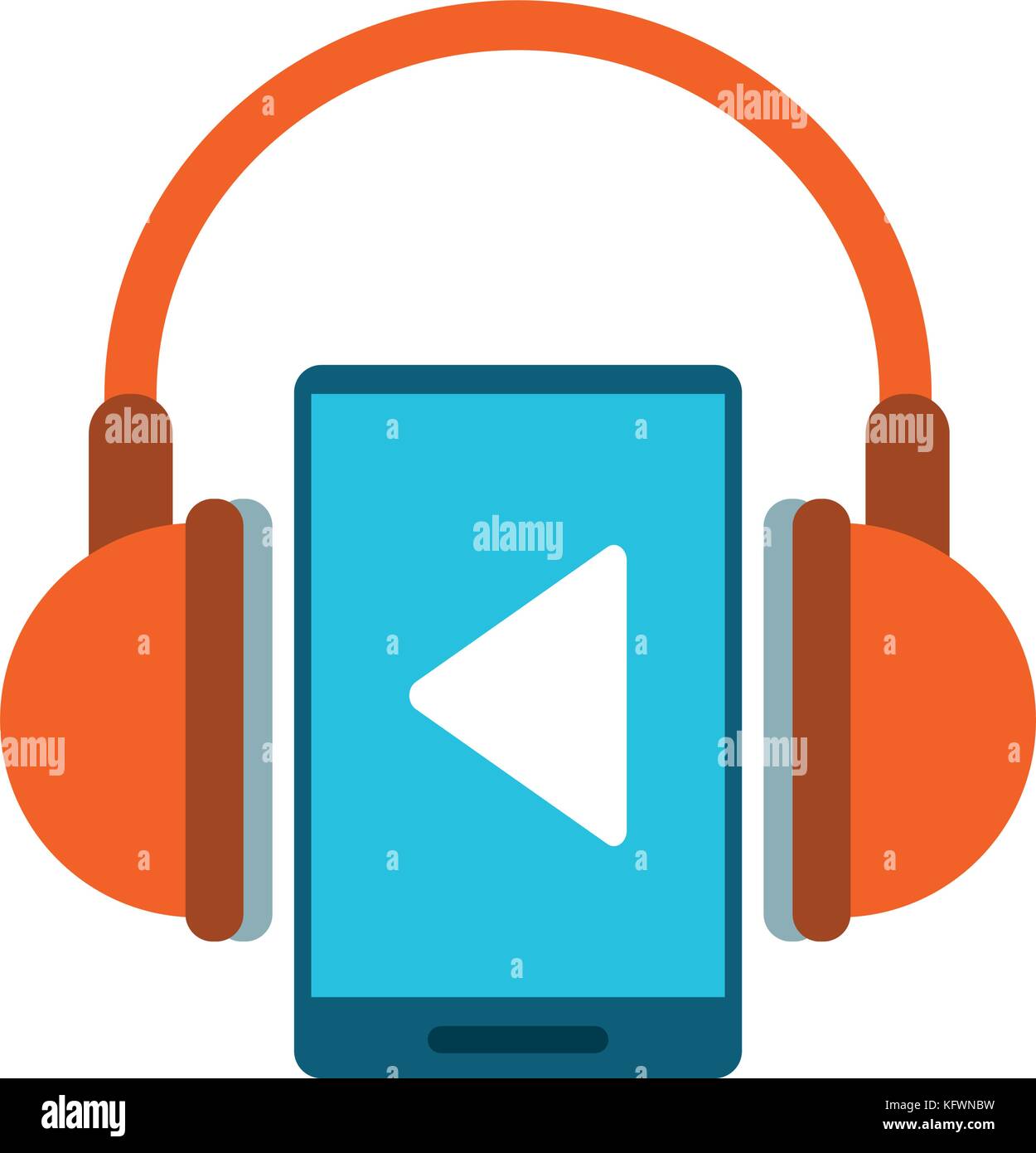 portable music player icon image Stock Vector Image & Art - Alamy
