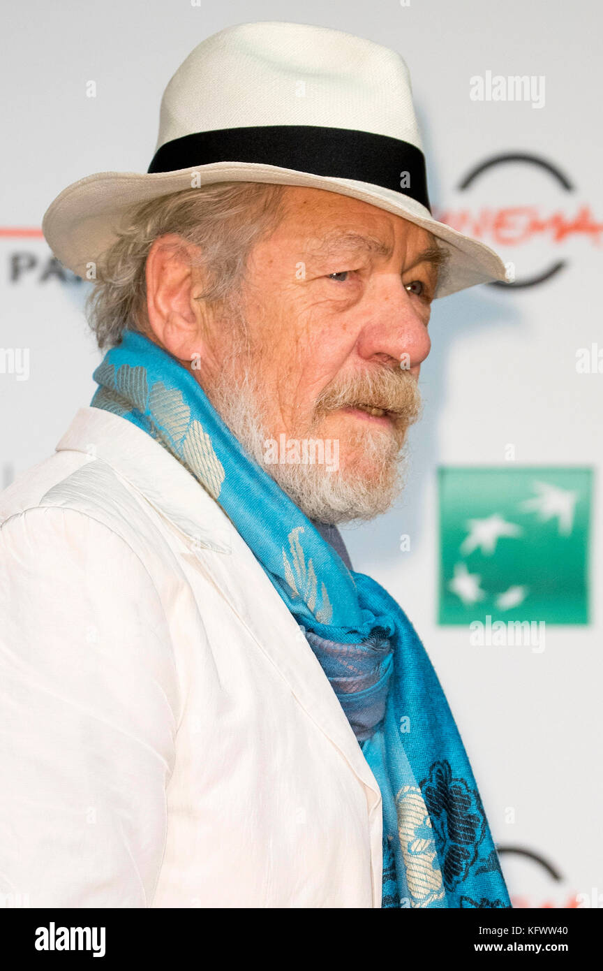 Rome, Italy. 01st Nov, 2017. Ian McKellen attends 'McKellen: Playing