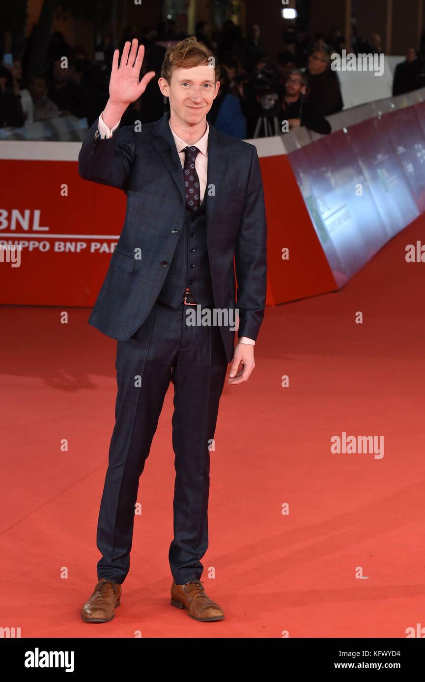 Rome, Italy. 01st Nov, 2017. Rome Cinema Fest 2017. Rome Film Festival. Red carpet film "Playing the part". Pictured: Joe Stephenson Director Credit: Independent Photo Agency/Alamy Live News Stock Photo