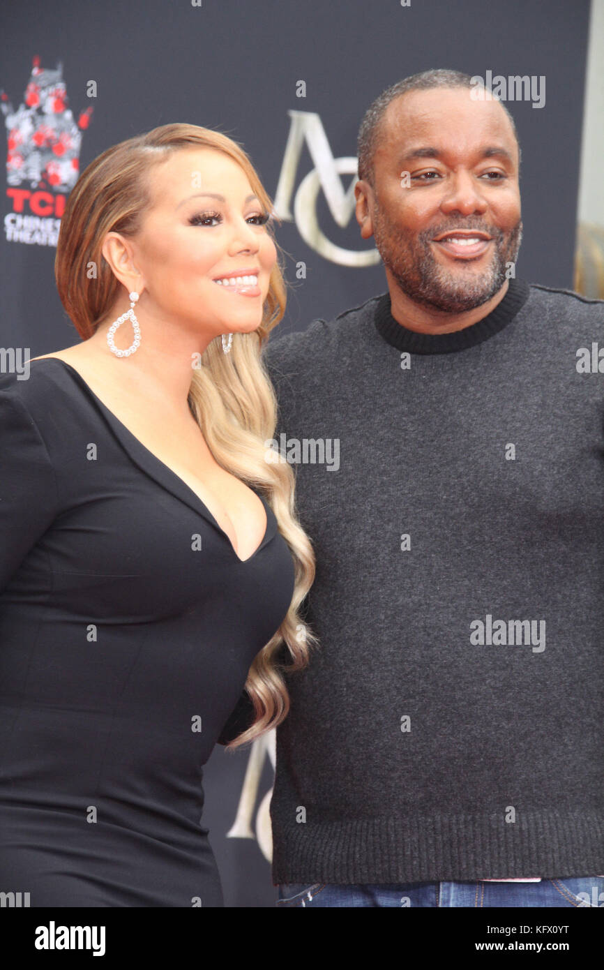Mariah Carey, Lee Daniels 11/01/2017 Mariah Carey Hand and Footprint