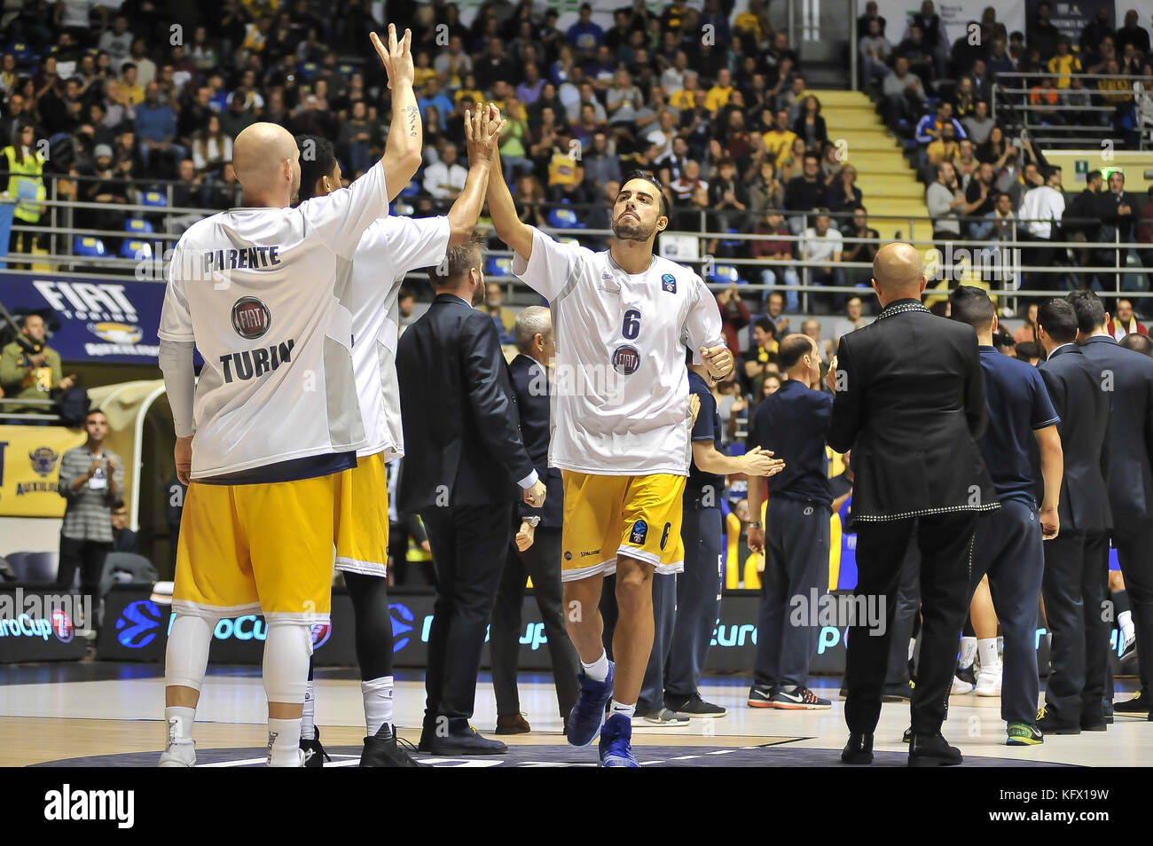 Turin, Italy. 1st Nov, 2017. Aleksander Vujacic (Fiat Auxilium Torino