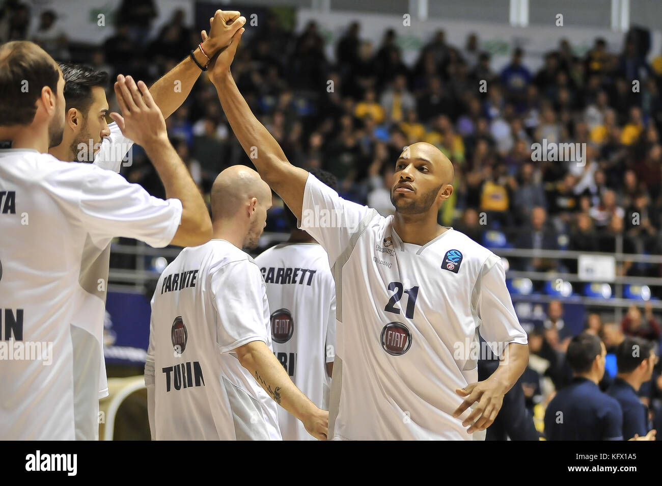 Turin, Italy. 1st Nov, 2017. Andre Jones (Fiat Auxilium Torino) during