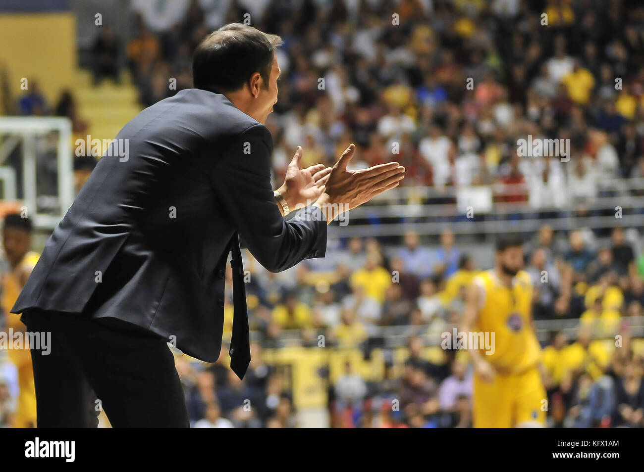 Turin, Italy. 1st Nov, 2017. Luca Banchi (head coach Fiat Auxilium