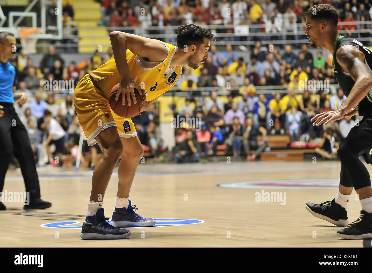 Turin, Italy. 1st Nov, 2017. Aleksander Vujacic (Fiat Auxilium Torino
