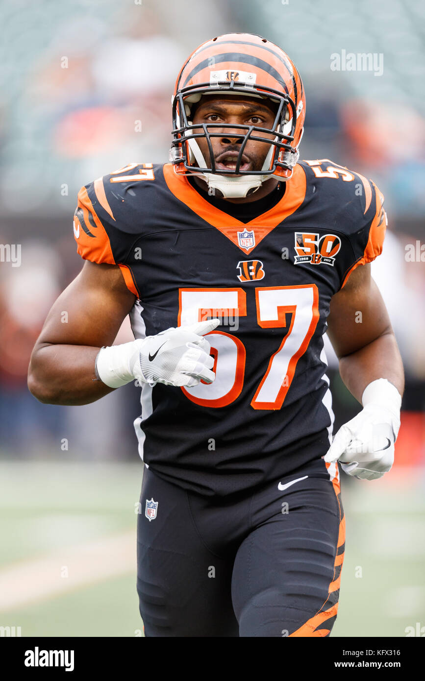 October 29th, 2017: Cincinnati Bengals outside linebacker Vincent