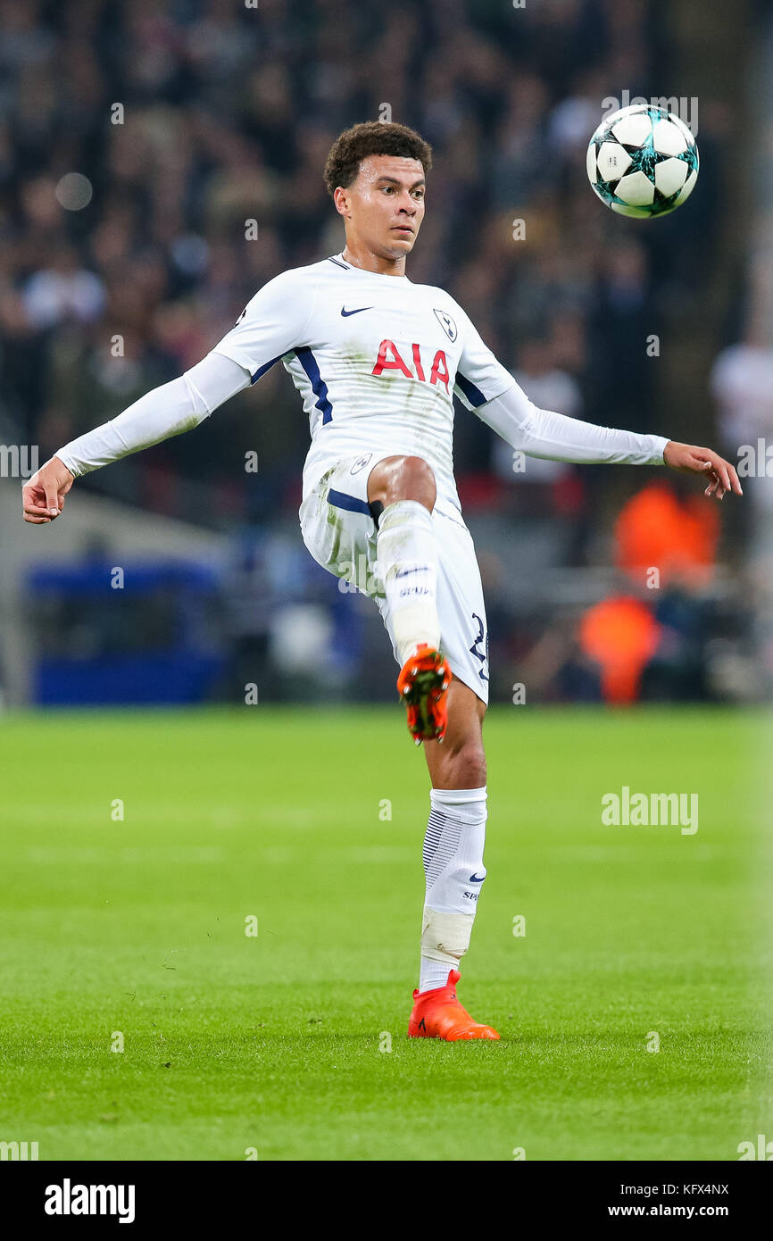 London, UK. 1st Nov, 2017. Dele Alli (Tottenham) Football/Soccer Dele