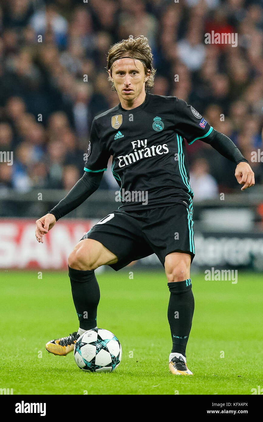 London, UK. 1st Nov, 2017. Luka Modric (Real) Football/Soccer : Luka ...