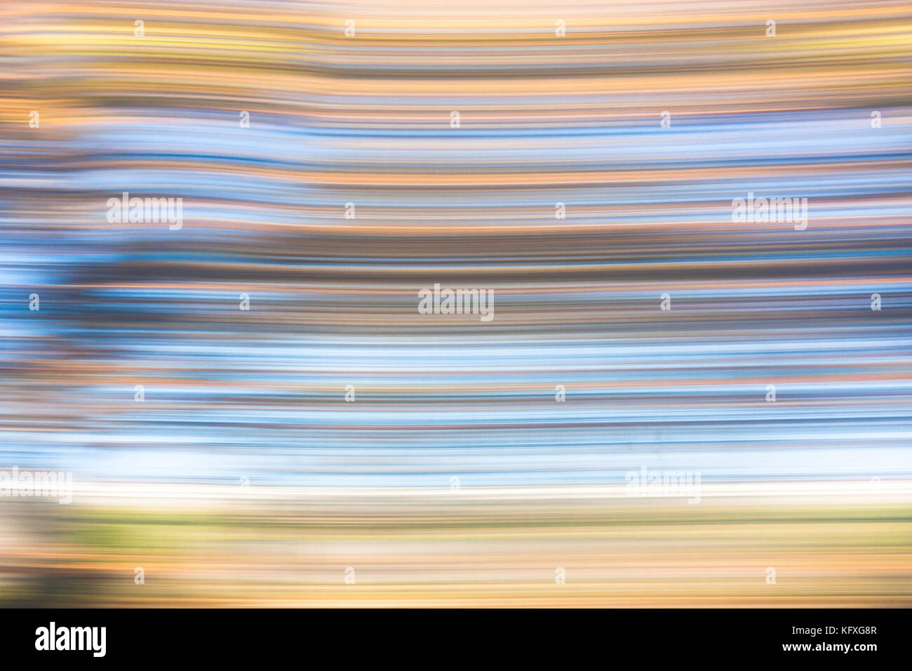 Abstract blurry soft and smooth colorful lines in fast motion Stock Photo
