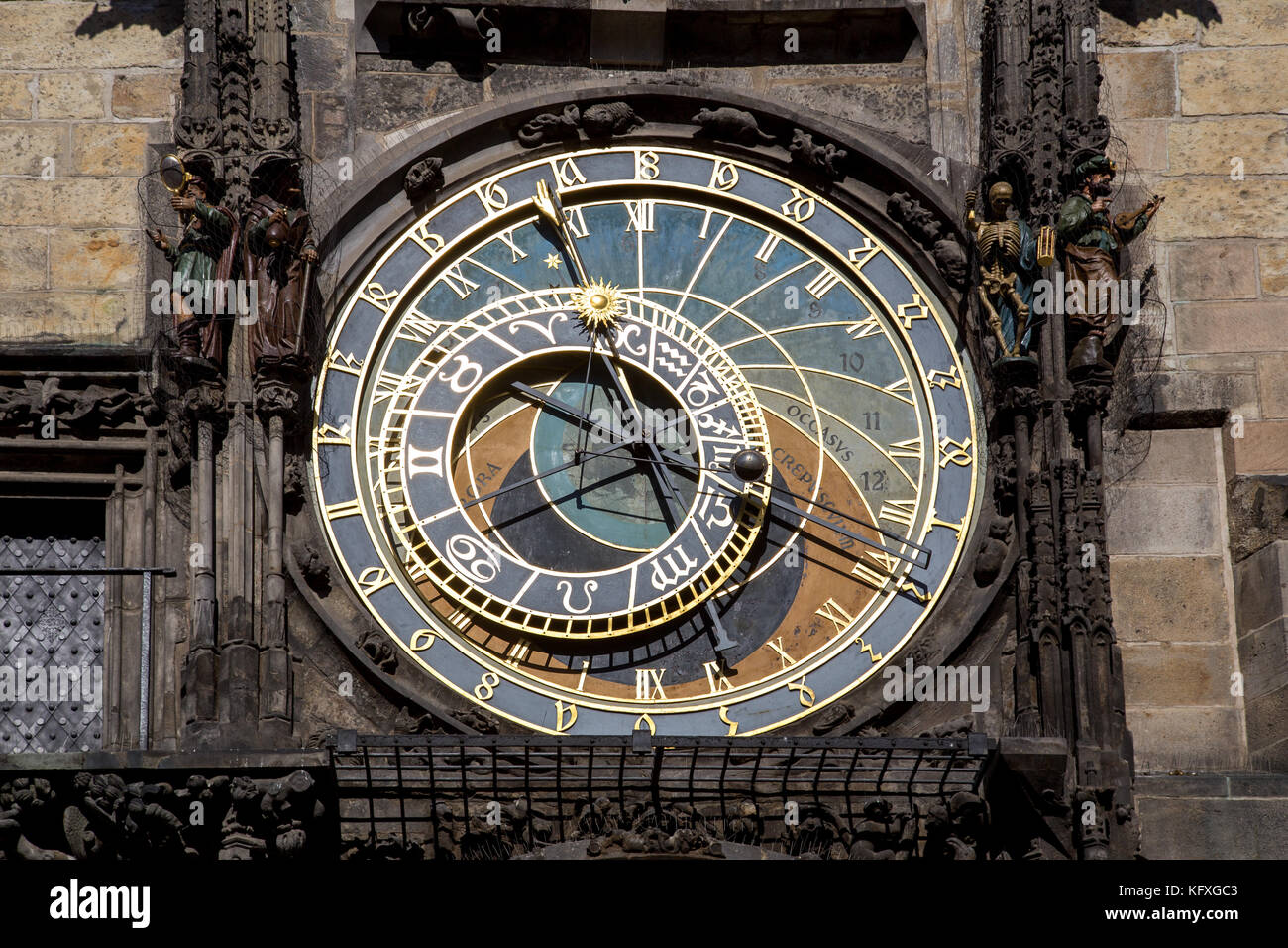 Astronomical Clock in Prague Stock Photo Alamy
