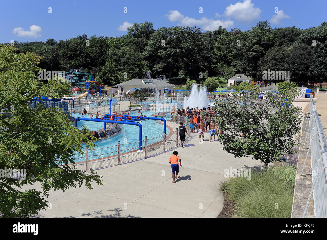 Tibbetts Brook Park Yonkers New York Stock Photo Alamy