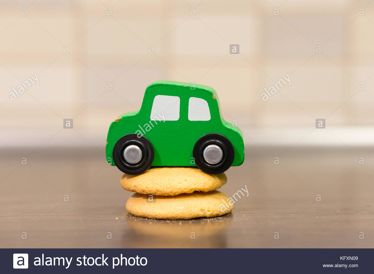 wooden play biscuits