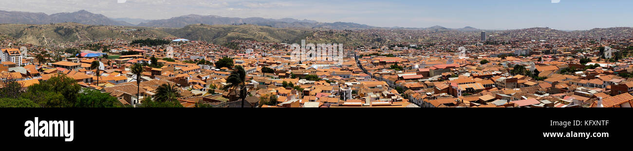 City view, Sucre, Chuquisaca, Bolivia Stock Photo