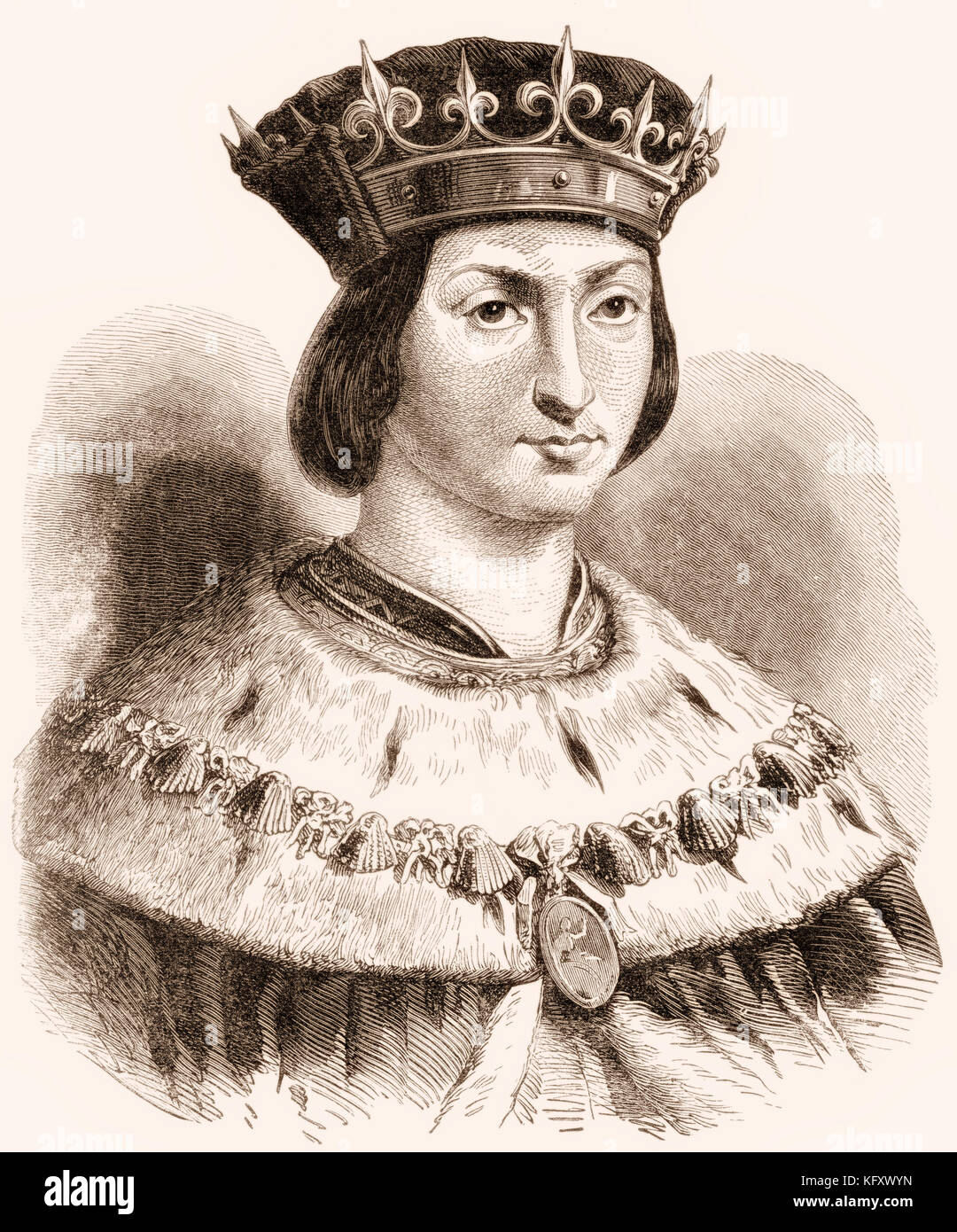 Louis XII, Ludwig XII., 1462-1515, King of France Stock Photo - Alamy