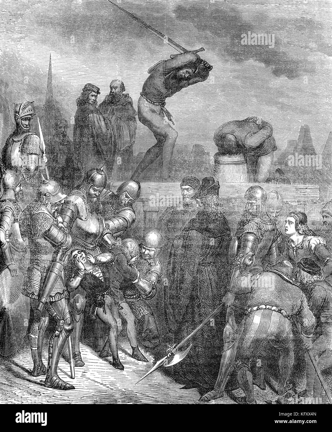 The Sack of Rome on 6 May 1527 by Charles V, Holy Roman Emperor Stock Photo