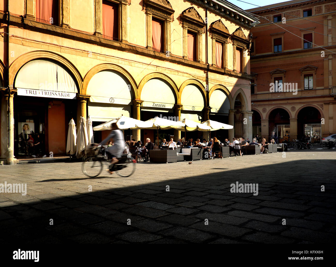 Piazza Galvani, Bologna, Italy Stock Photo Alamy