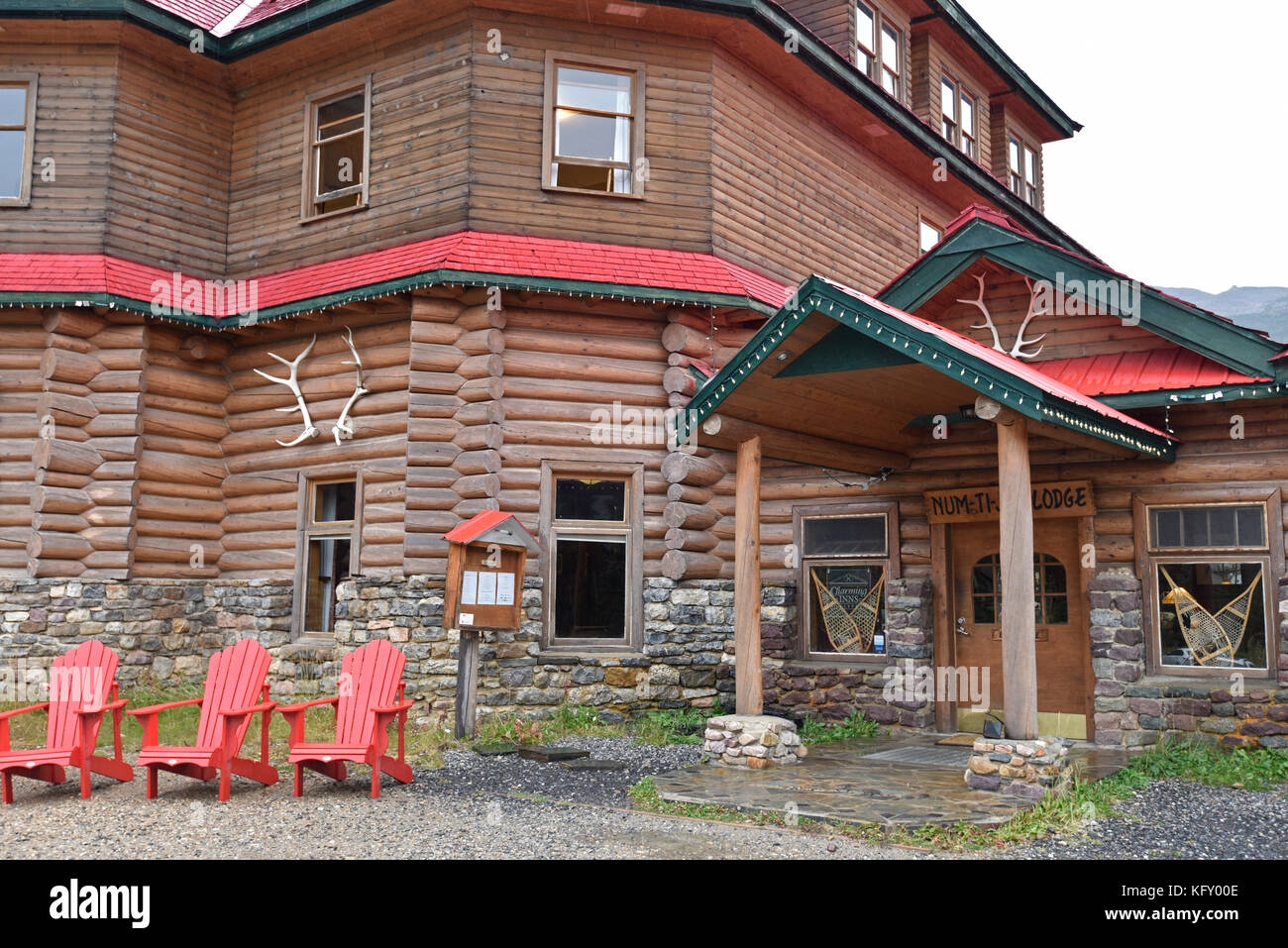 Simpson’s Num-Ti-Jah Lodge, Bow Lake, Lake Louise, Icefields Parkway