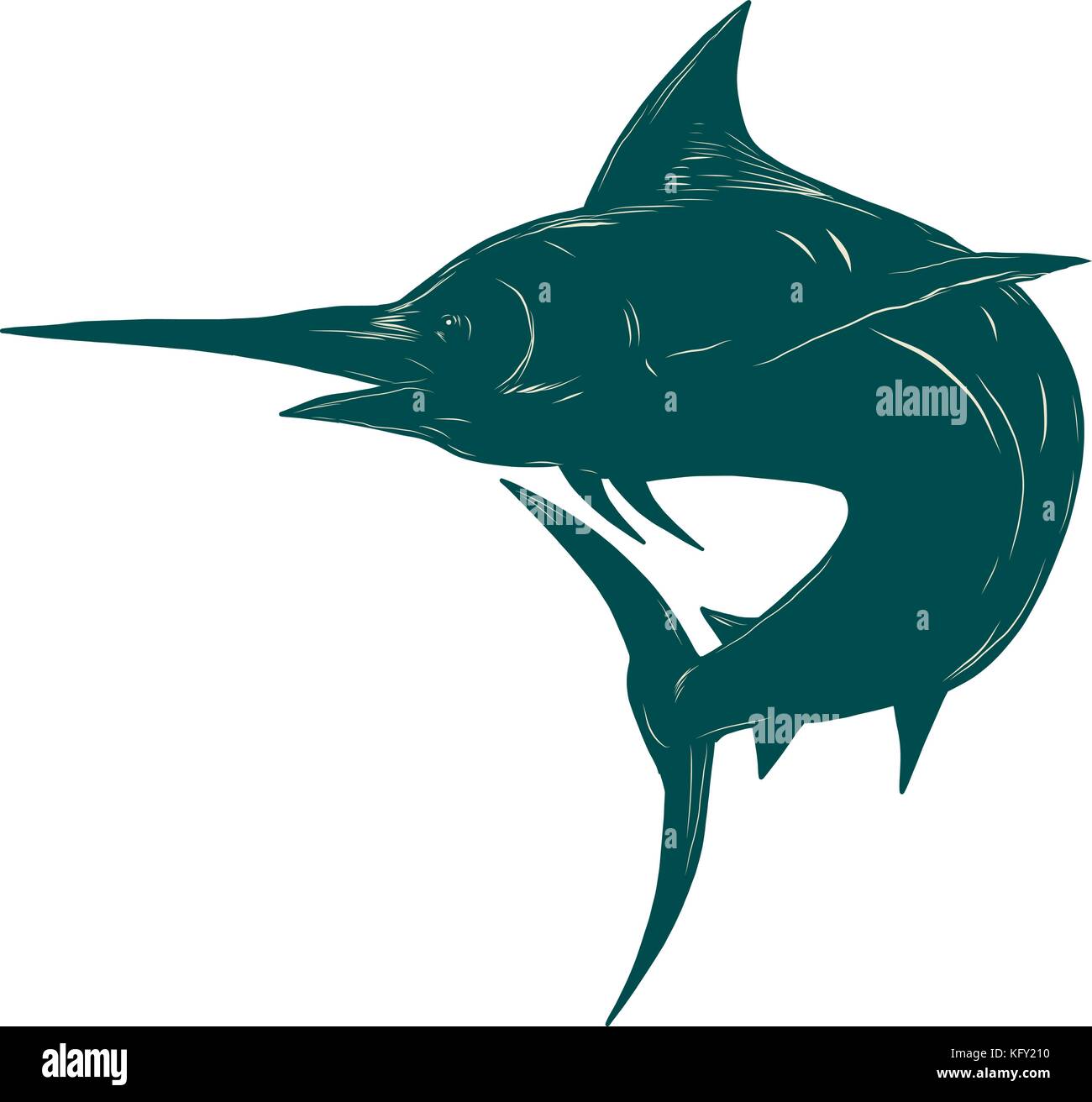 Scraperboard illustration Stock Vector Images - Alamy