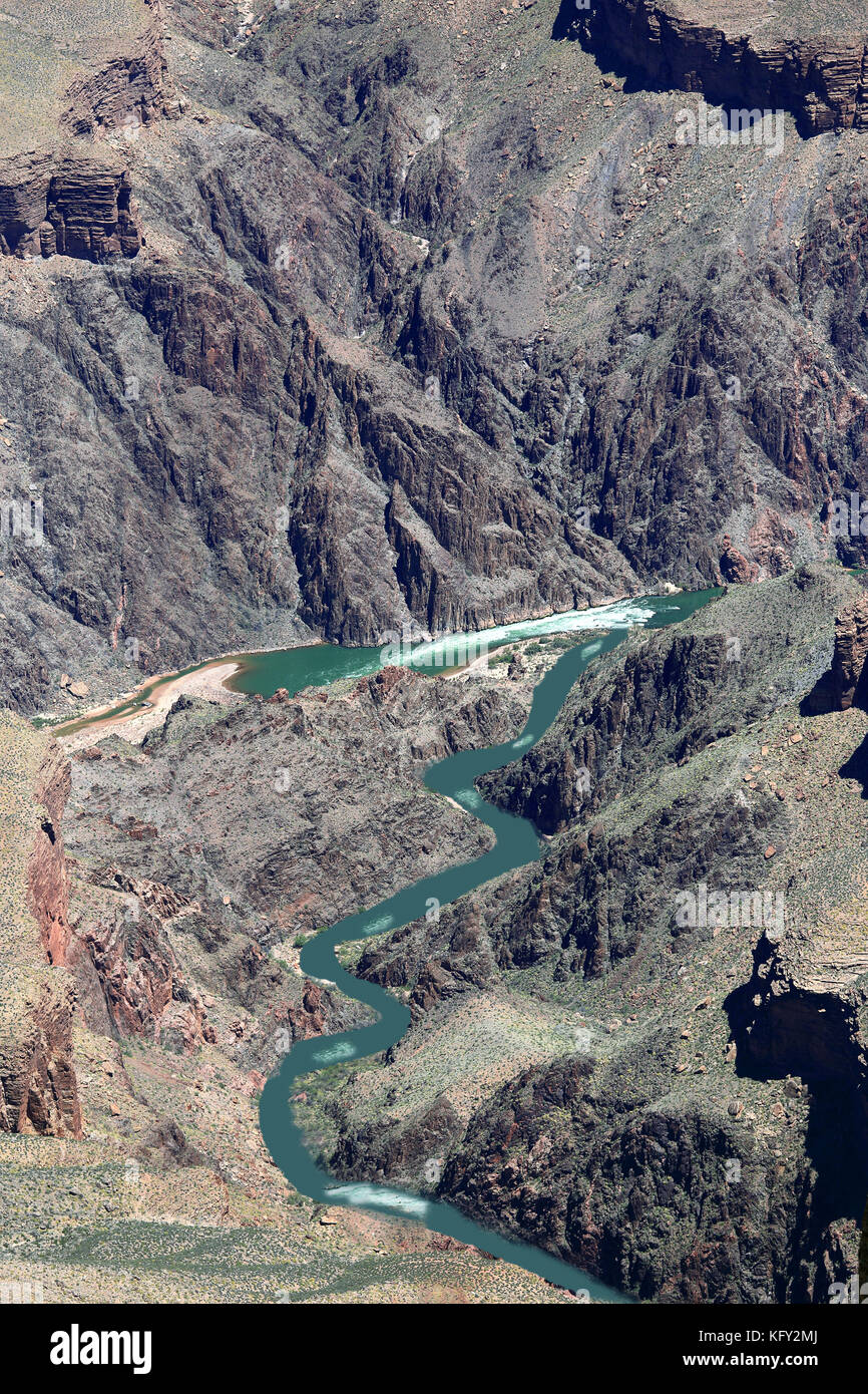 Colorado River Grand Canyon National Park Arizona USA Stock Photo - Alamy