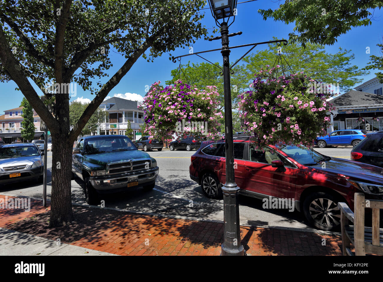 Main St. Westhampton beach Long Island New York Stock Photo Alamy