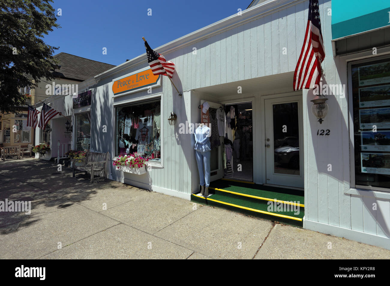 Main St. Westhampton beach Long Island New York Stock Photo Alamy
