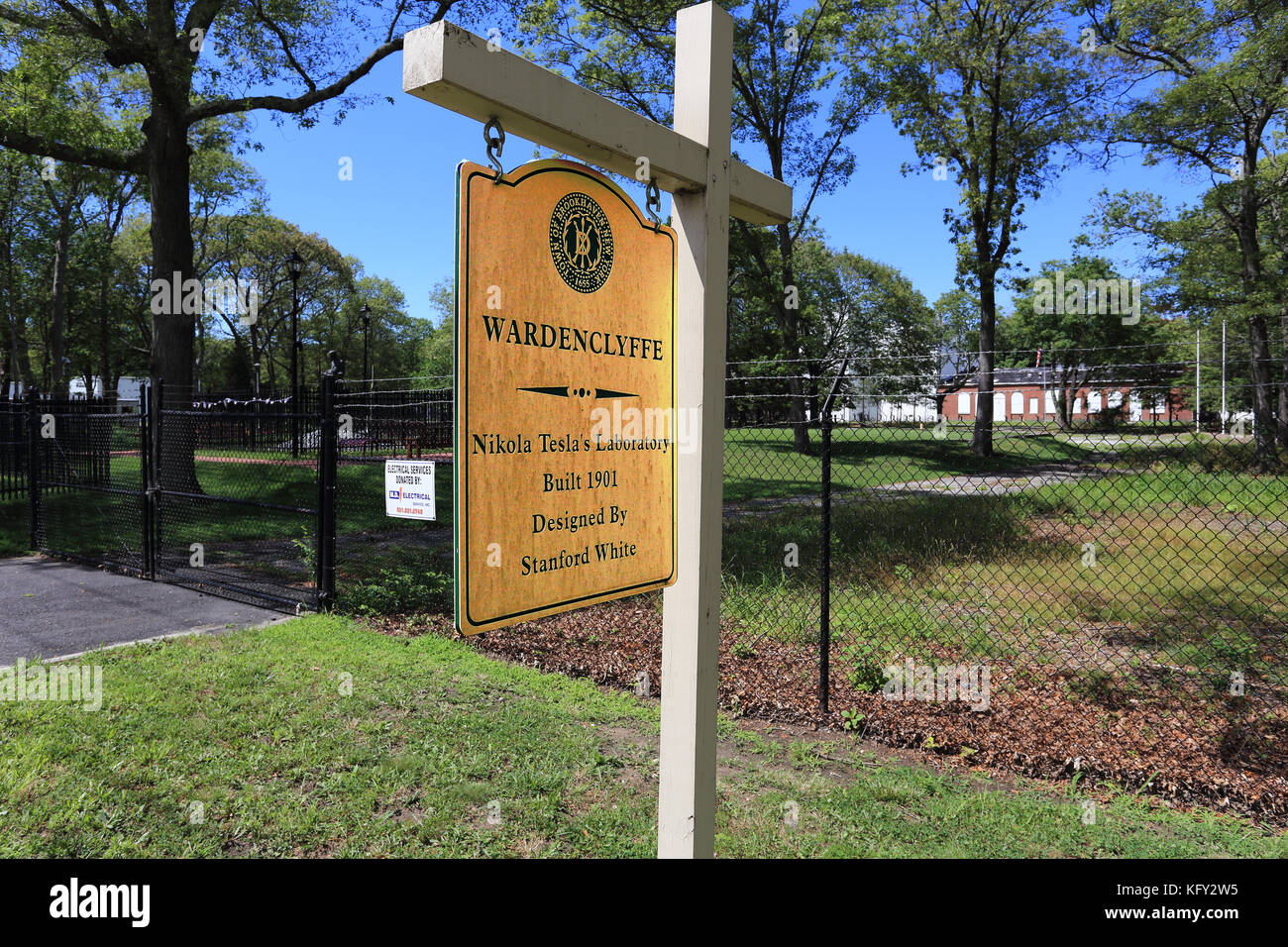 Wardenclyffe laboratory of Nikolas Tesla built in 1901 Rocky Point Long