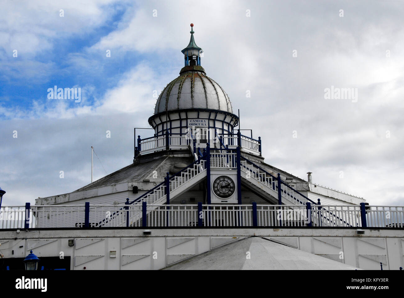 Camera Obscura on Eastbourne pier, East Sussex, England, 2015 Stock Photo