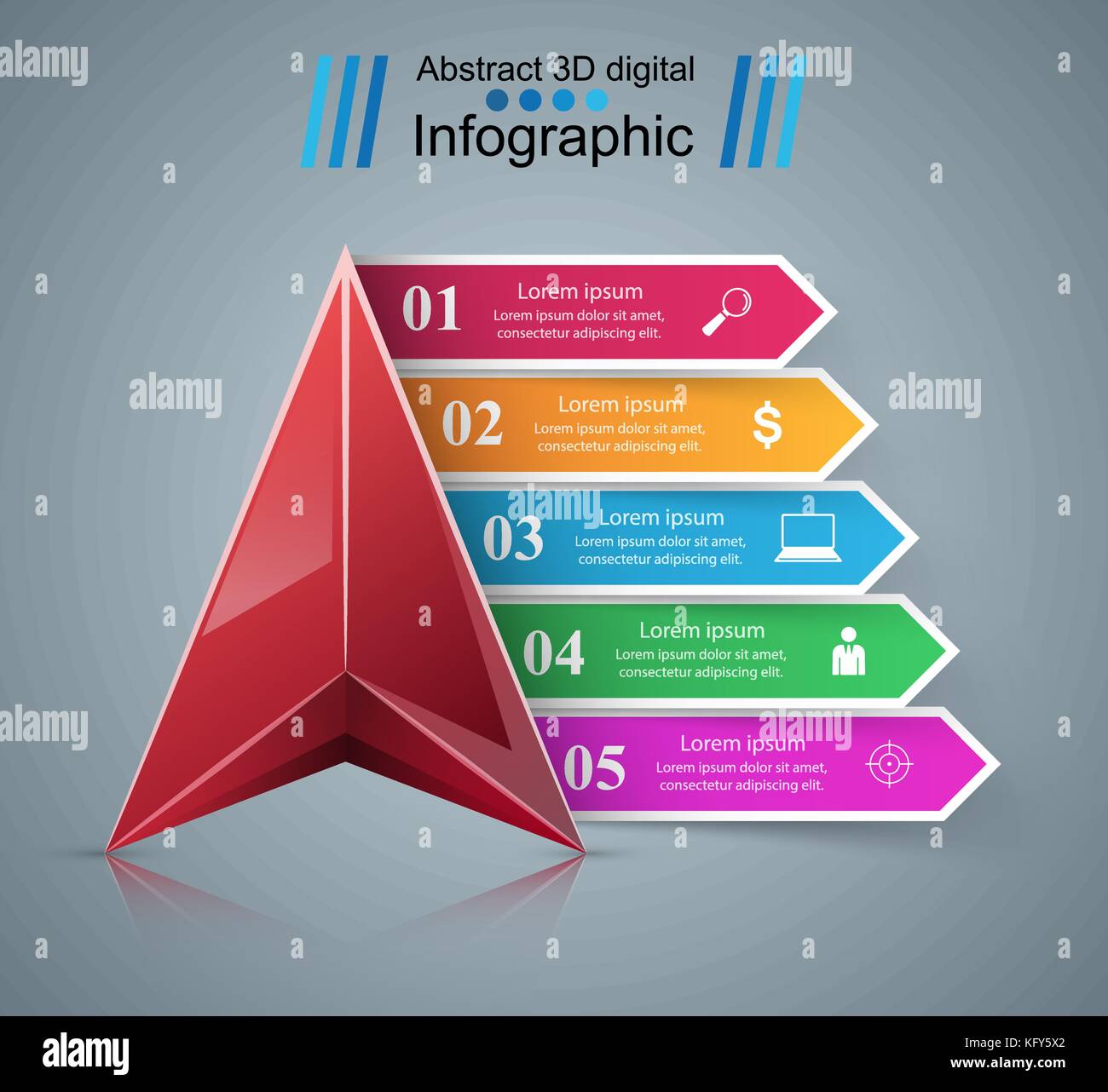 Infographic icons. Arrows icon Stock Vector Image & Art - Alamy