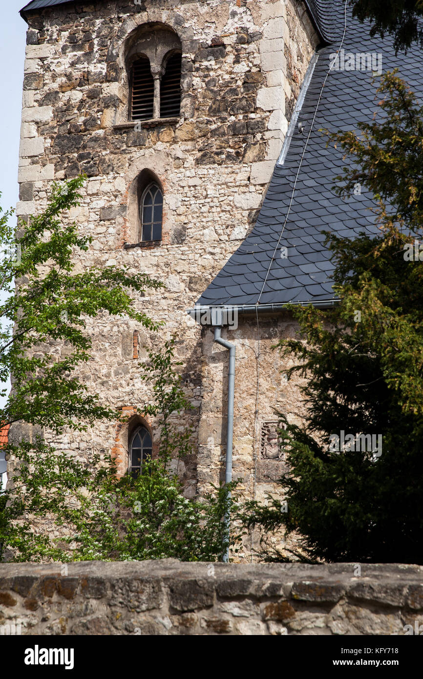historisches Ballenstedt im Harz Stock Photo