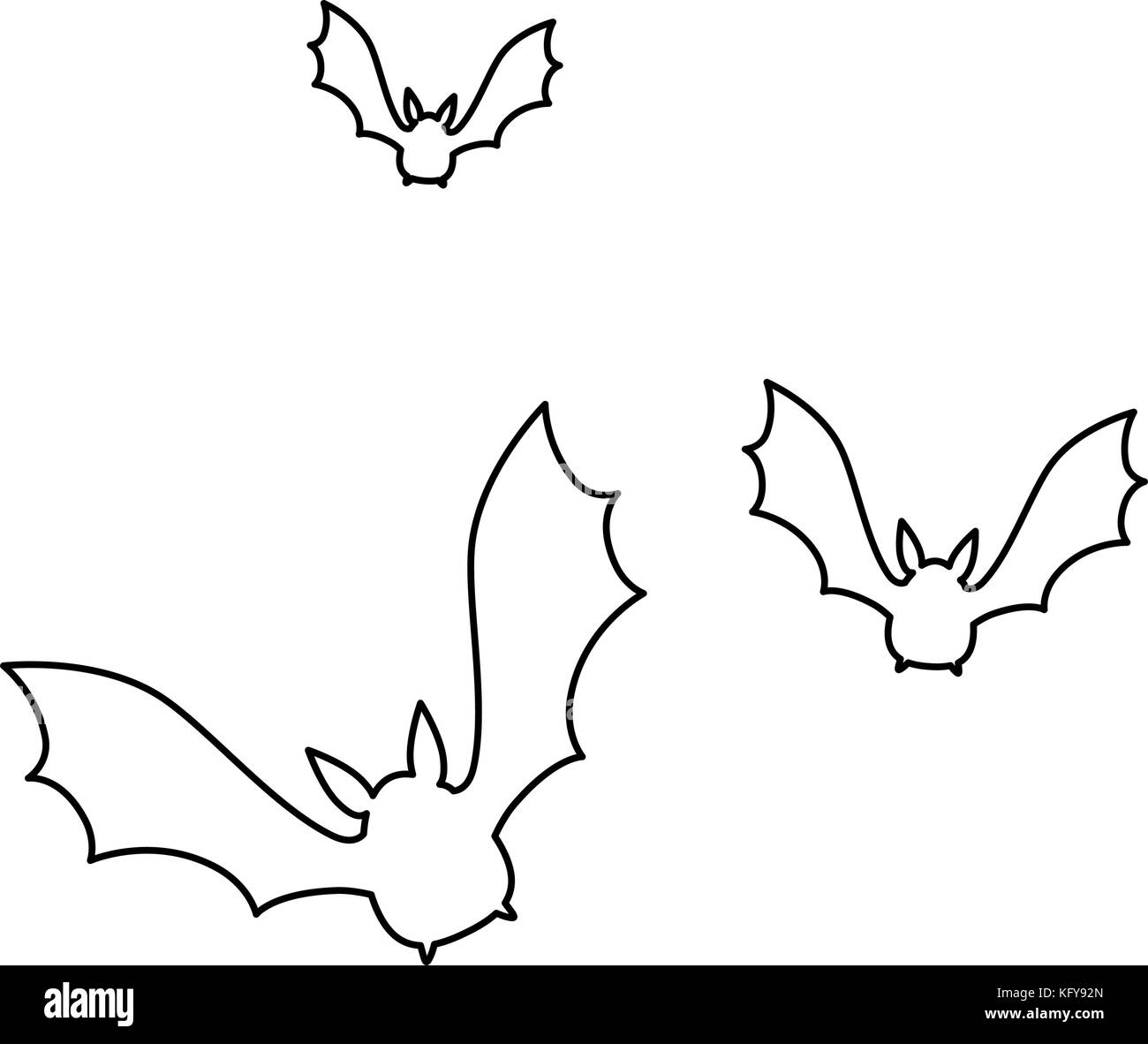vampires black flying icon vector illustration design Stock Vector ...