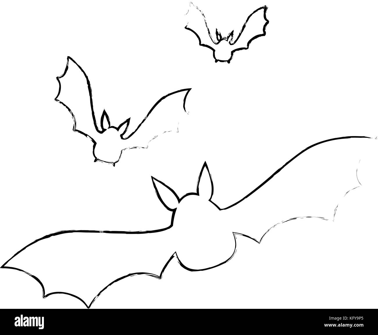 vampires black flying icon vector illustration design Stock Vector ...