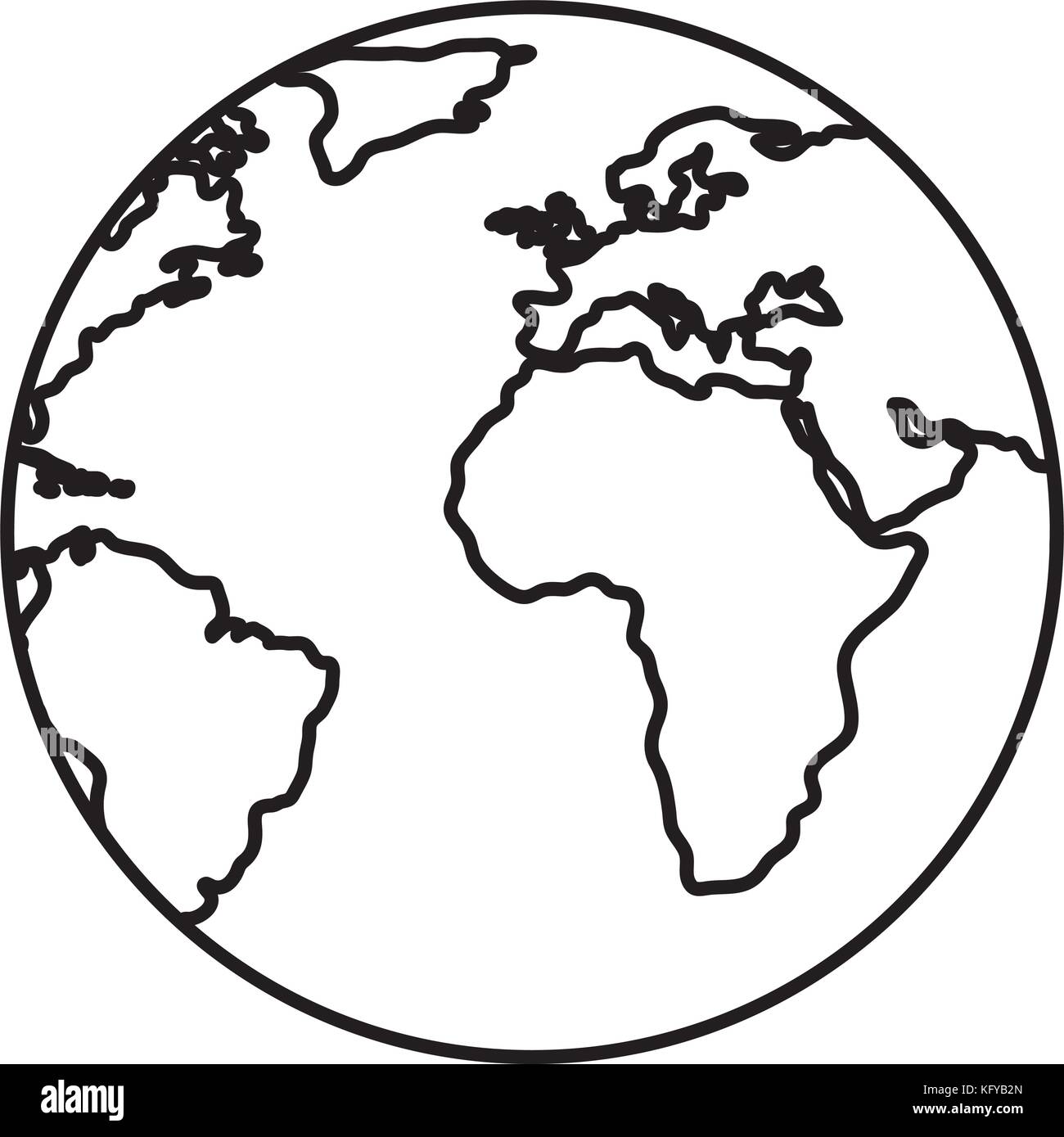 planet earth isolated icon vector illustration design Stock Vector ...