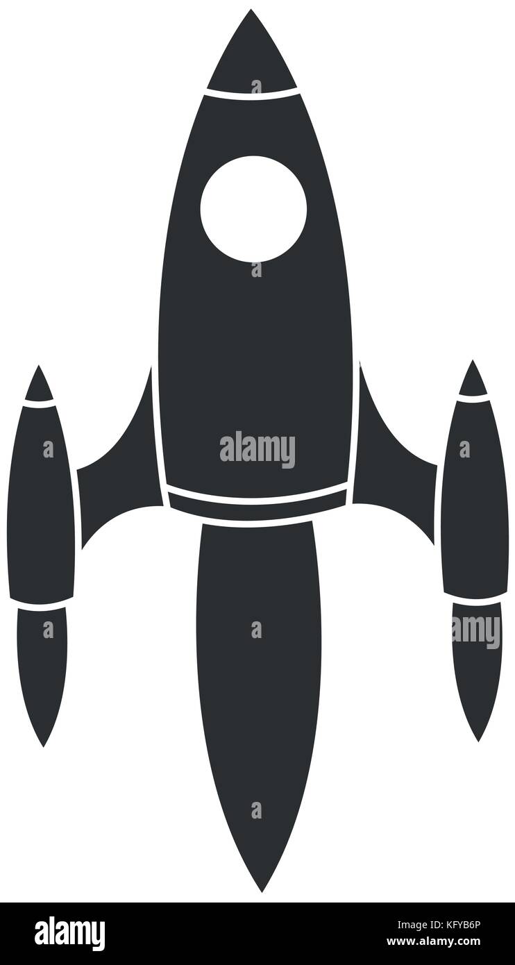 space rocket isolated icon vector illustration design Stock Vector ...