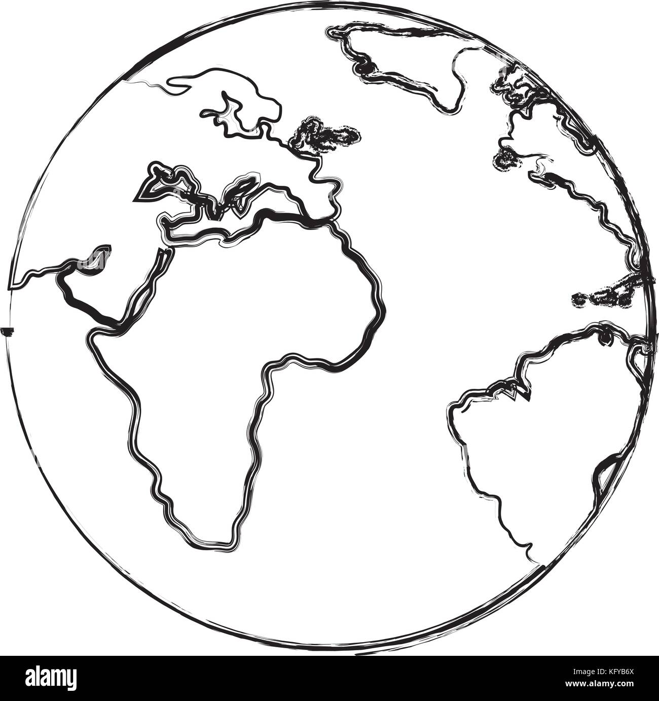planet earth isolated icon vector illustration design Stock Vector ...