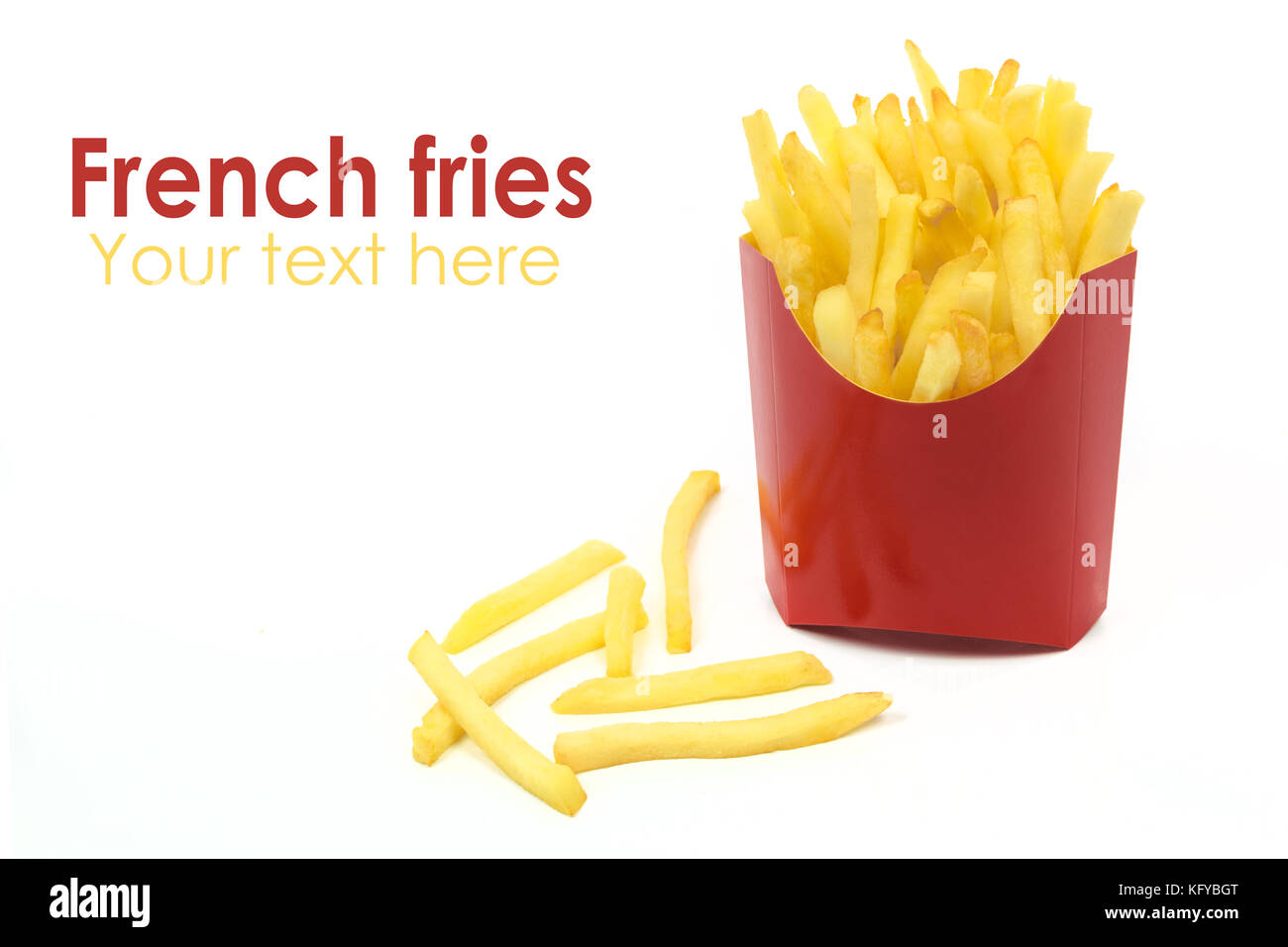 French fries box hi-res stock photography and images - Alamy