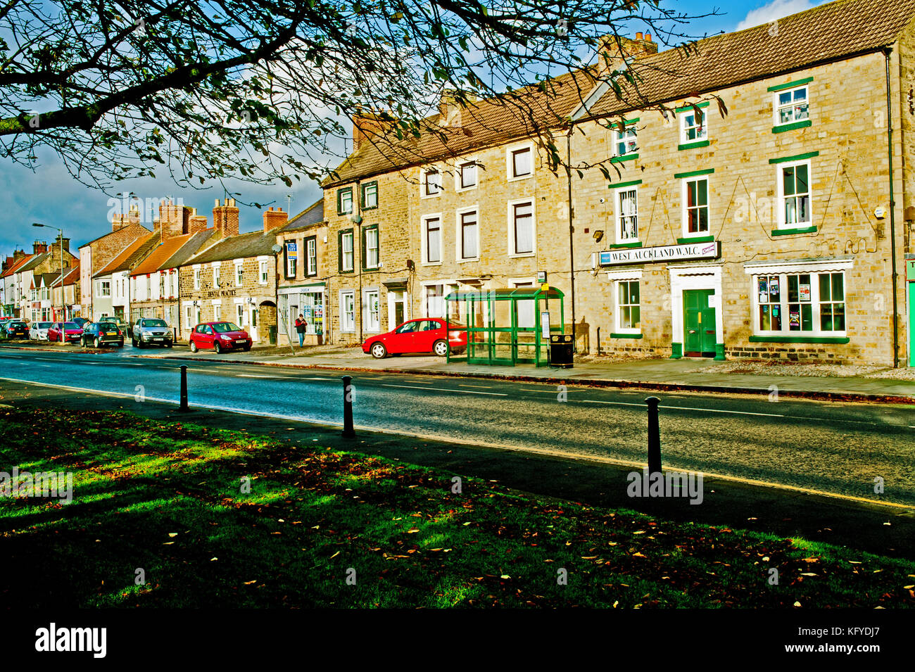 Front Street, West Auckland, County Durham Stock Photo