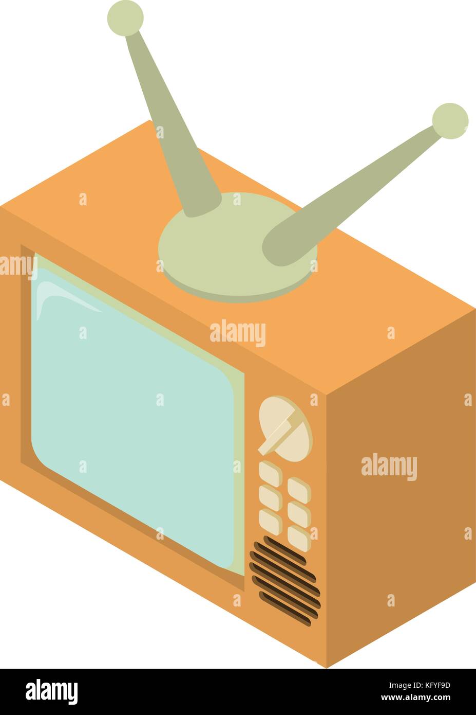 Tv icon, isometric 3d style Stock Vector Image & Art - Alamy