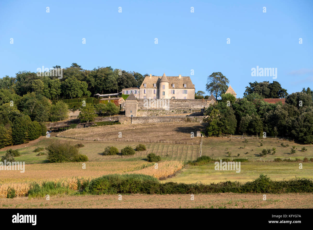 Château near La RoqueGageac, Perched above the Dordogne River