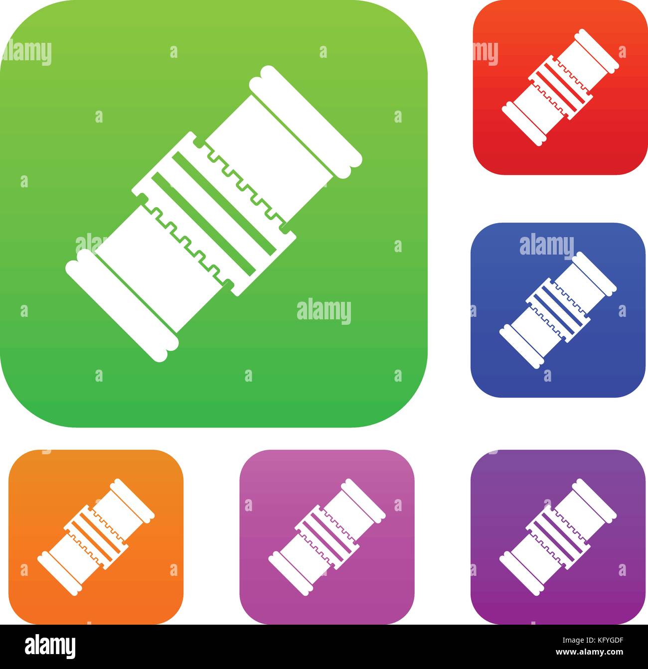 Repair detail set color collection Stock Vector Image & Art - Alamy