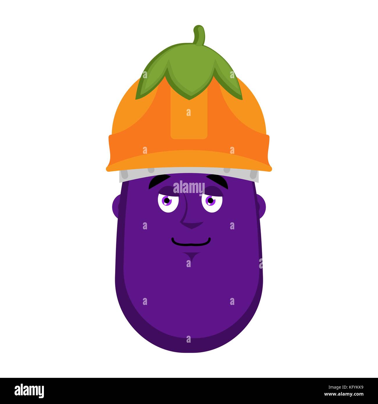 aubergine emoji high resolution stock photography and images alamy https www alamy com stock image eggplant builder in protective helmet emoji avatar vector illustration 164721293 html