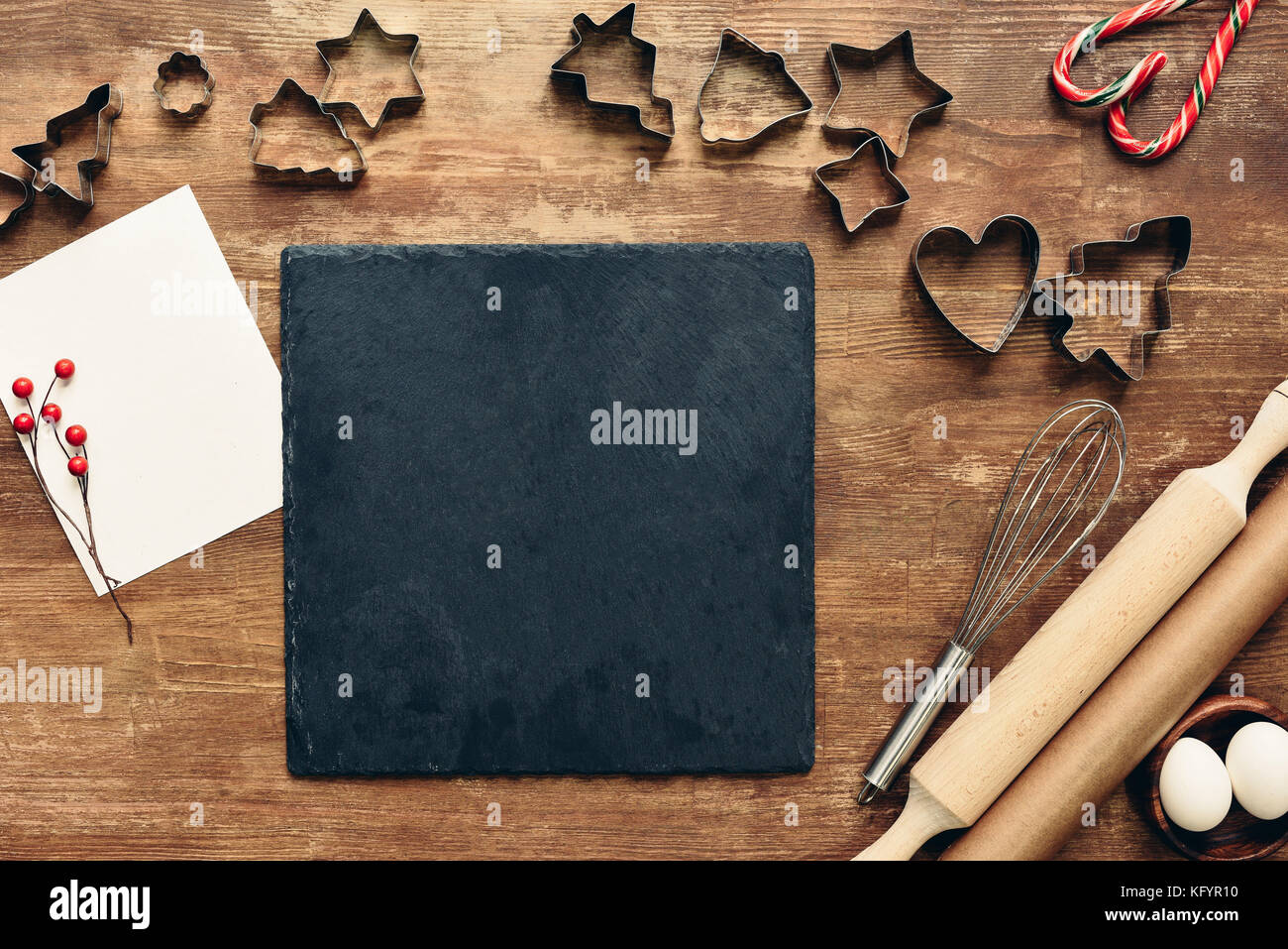 forms for christmas cookies Stock Photo - Alamy