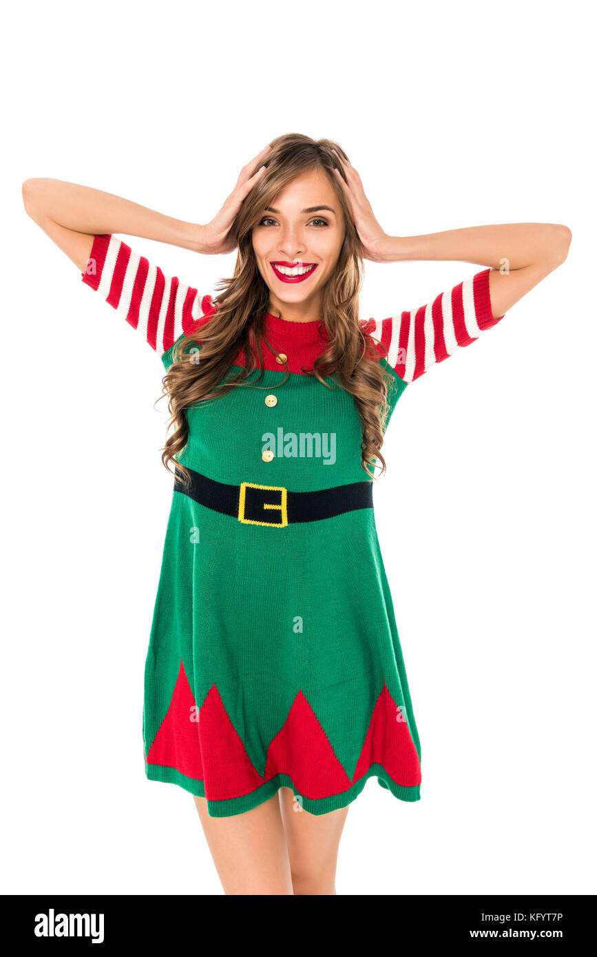 Woman elf costume hi res stock photography and images Alamy