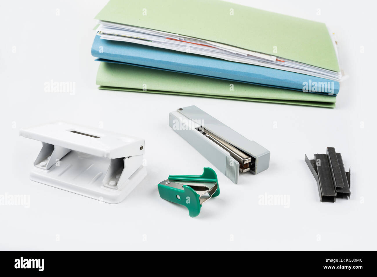 Office accesseries for everyday use in clerk job school and household Stock Photo