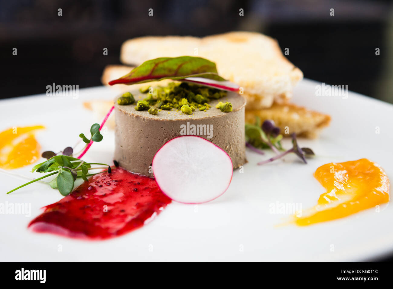 Chicken liver pate Stock Photo - Alamy