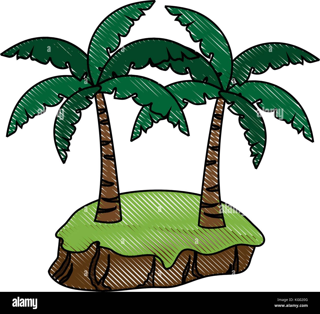 Palms tree isolated Stock Vector Image & Art - Alamy