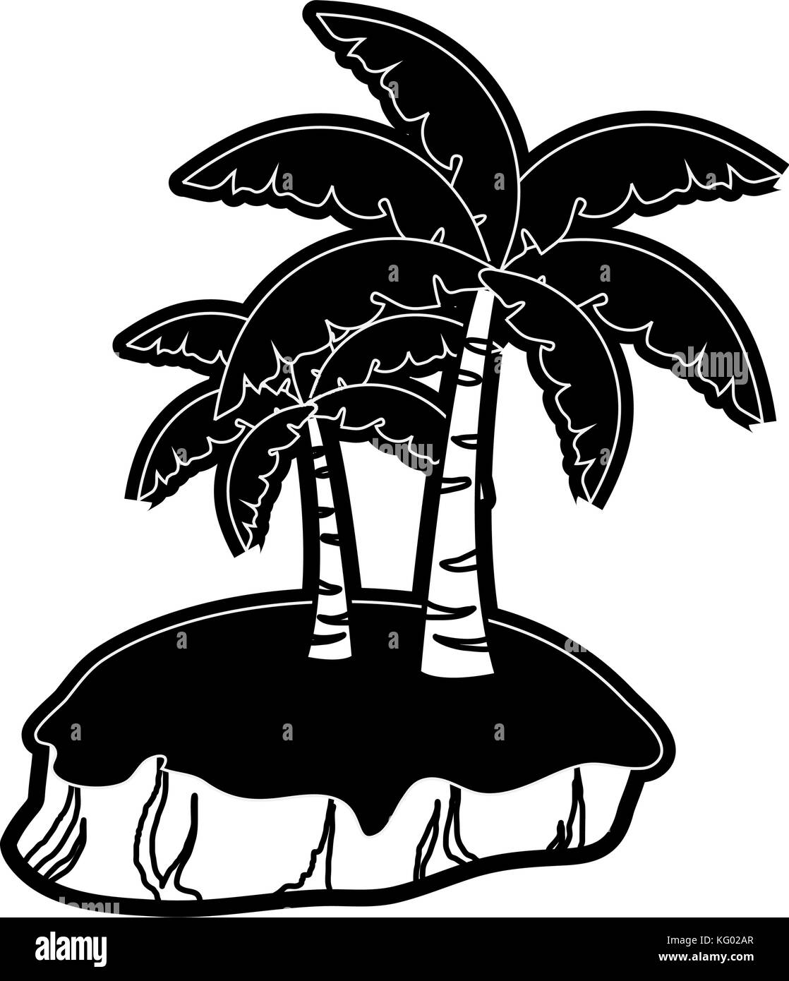 Palms tree isolated Stock Vector Image & Art - Alamy