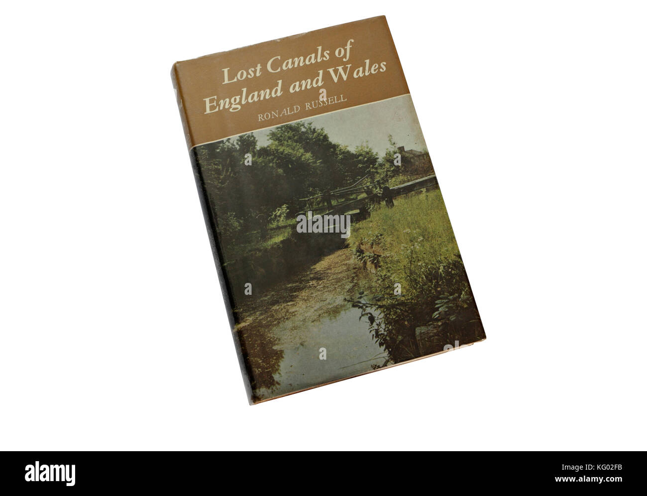 Lost canals of England and wales book cover Stock Photo