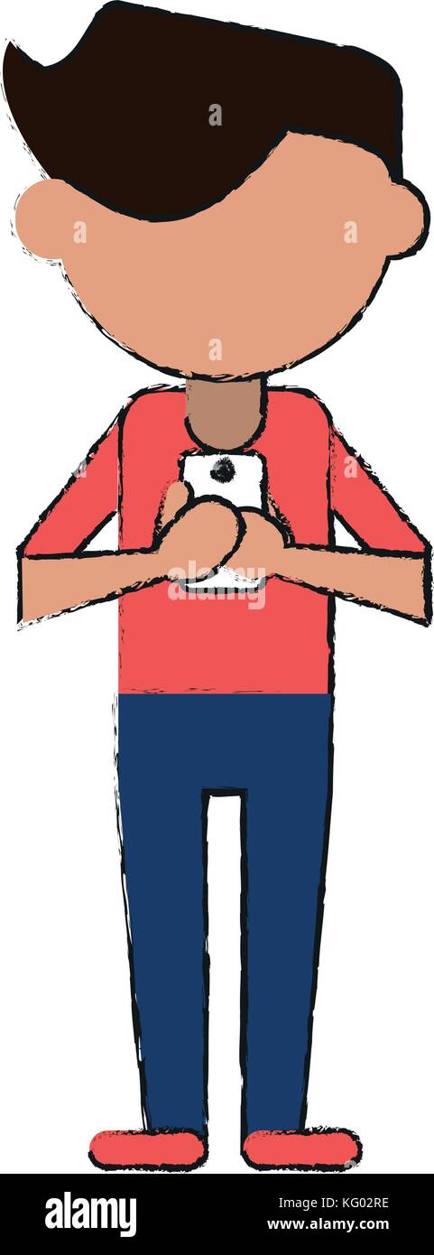 person using phone icon image Stock Vector Image & Art - Alamy