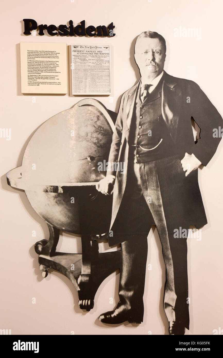 Visitor Center exhibit, Theodore Roosevelt National ParkSouth Unit