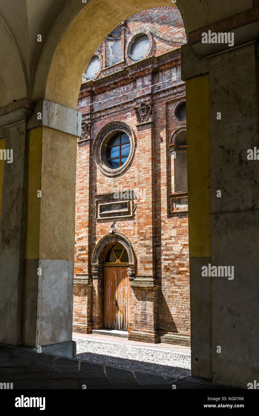 View on the street in Crema Italy Stock Photo Alamy