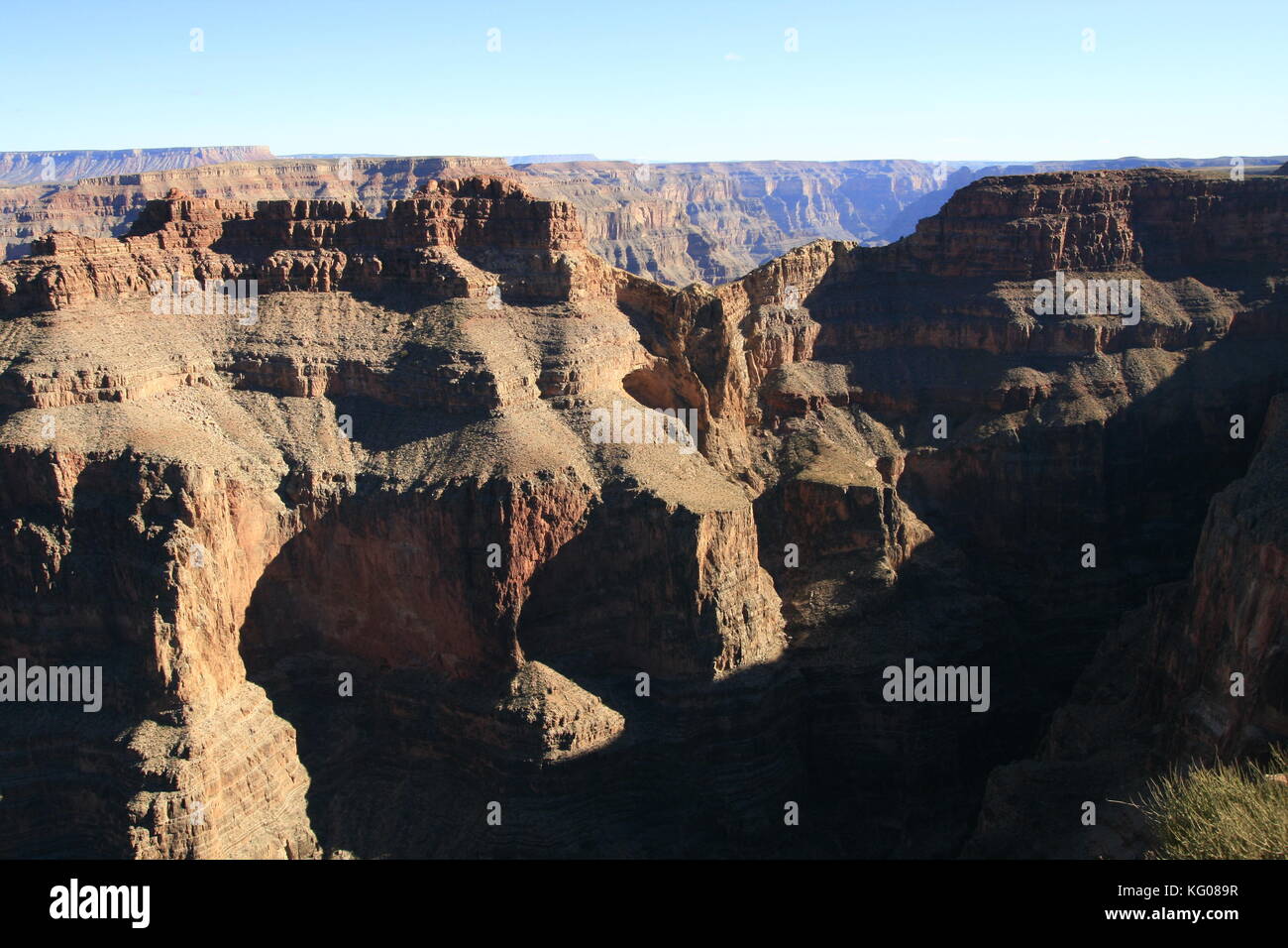 Eagle Point on the West Rim Grand Canyon Arizona.USA. The famous travel
